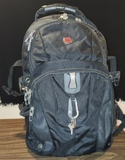 Swiss Gear 1900 Scan Smart Laptop Airflow Backpack Black Durable; Very Clean picture
