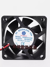 1PCS DFB602524D DC24V 0.20A 6CM 2-Wire Cooling Fan picture