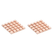 2 Pcs Copper Heatsink 20x20x2mm, Heat Sink Cooler Radiator for Raspberry Pi picture