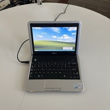 Retro Windows XP Dell Mini 9 8.9in Laptop Black Intel Vintage + Charger picture