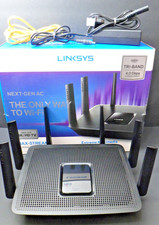 Linksys Max Stream AC4000 Tri-Band 4.0Gbps Wi-Fi 5 Router Model EA9300 - TESTED picture