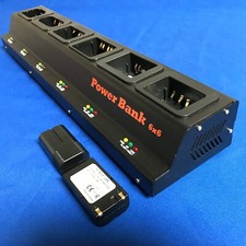 6 Bank Pro Metal Scanner Charger*UL/CE F QL320...#AT16004-1*Non included Battery picture