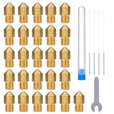 ELEGOO 26pcs Nozzles Multi Size 3D Printer Brass Hotend Nozzles Neptune 3 Series picture