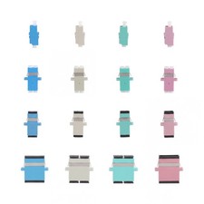 50PCS Fiber Optical Coupler SC LC/UPC Simplex Duplex  Single/Multimode OM3 OM4 picture
