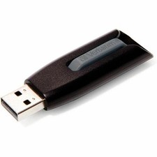 Microban 256GB Store 'n' Go V3 USB 3.2 Gen 1 Flash Drive - Gray 49168 picture