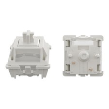 Gateron Smoothie Linear Switches RGB LED 5 Pin White Full POM 90 PCS Kit picture
