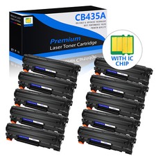 10PK CB435A Toner Cartridge Compatible with HP LaserJet P1009 P1002 P1003 P1005 picture