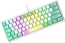 K61 60% Gaming Keyboard RGB Backlit, 62Key Layout  picture