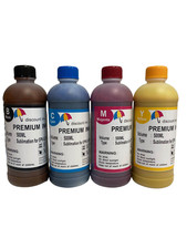 4x500ml pigment sublimation Ink for Ricoh refillable cartridge CISS picture