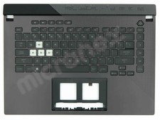FOR Asus 90NR0572-R33US1 Palmrest Keyboard LED RGB 4 ZONE gray with black finish picture