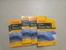 Kodak Ultima 8.5x11 Colorlast Photo Paper High Gloss 40 Sheets Lot Of 5. NEW picture