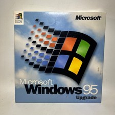 MICROSOFT WINDOWS 95 Upgrade OS With CD-Key  / PC Vintage Retro Software 90's picture