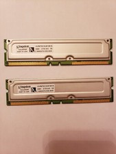 Used 256MB Kit (2x128MB) KINGSTON ValueRAM KVR8TEX16-8/128-IS picture