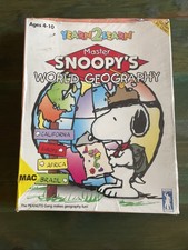 PEANUTS Snoopy Yearn 2 Learn Master Snoopy's World Geography Rare NEW SEALED picture