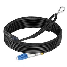 RamboCablesOS2 LC to LC Single Mode Fiber Patch Cable Outdoor, 98ft/30m picture
