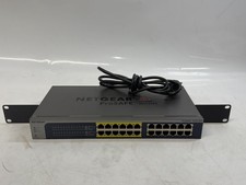 NETGEAR ProSafe Plus JGS524PE 24 Port Web Managed Gigabit PoE Switch w/ ears picture
