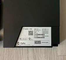 Calix 716GE-I R2 Broadband Gateway Router, 4-Port Ethernet RJ45/RJ11, PSU.  picture