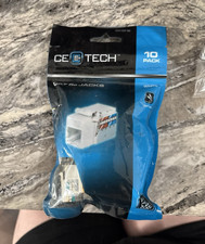 CE Tech Cat5e RJ-45 Keystone Jack, White, 10-Pack (MPN 66055900880) picture