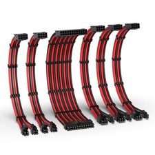 PSU Cable Extension Kit,16AWG Power Supply Extension,1x24Pin/2x4+4 EPS/3x6+2 ... picture