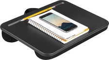 Compact Lap Desk For Laptop With Cushion And Storage Tray Black 14.5X10.5 picture