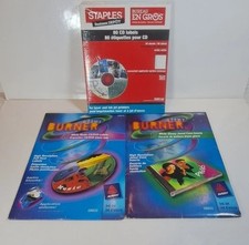 Avery - After Burner 40 CD / DVD Labels + CD Case Inserts + New Staples Cd Lbls picture