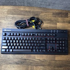 Corsair STRAFE Mechanical Gaming Keyboard Wired Red Backlit Black Tested picture