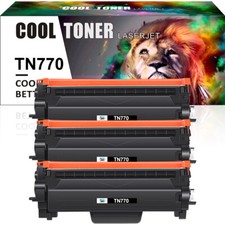3PK TN-770 Compatible with Brother MFC-L2750DW Super High Yield Toner With CHIP picture