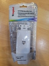 LEGRAND WP3210-WH-V1 CAT5e ON-Q PROFESSIONAL GRADE DATA ETHERNET WALL JACK *C14 picture