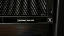 IBM Flex Enterprise System with 1 Blade Server, Power supplies, networking backp picture