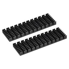 MECCANIXITY M.2 SSD Heatsink Cooler 70x22x6mm Alloy Aluminum Black picture