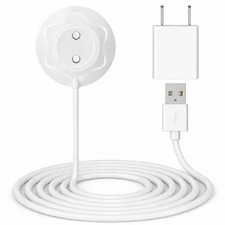 Rose Charger Replacement, USB DC Card 12mm Charger, Cream White Set picture