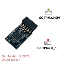 GC-TPM 2.0 (12pin) SPI SLB9670 Module For Gigabyte B460M POWER (rev. 1.0) picture