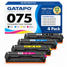 4 Pack 075 Toner Cartridge Set for Canon ImageCLASS MF663Cdw LBP647Cdw MF660c picture