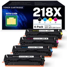 Cartridge 218X 4 Pack High Yield Compatible HP W2180X W2181X Toner W2182X W2183X picture