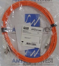 Hubbell DFPCSTSTC2MM Fiber Patch Cord ST-ST Duplex, Multimode 62.5/125 NEW picture