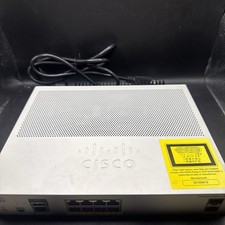 Cisco Catalyst  WS-C2960L-8PS-LL  8Port  Gigabit PoE 2Port GbE SFP Switch w/PWR picture
