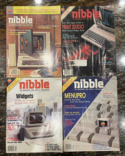 Lot of 4 | Nibble Magazine For Apple II Computer Enthusiasts | Used | '85 & '89 picture