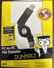 Vintage Pc to Pc File Transfer for Dummies with Retractable Cables picture