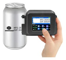 12.7mm Multi-Languages Code Number Expiry Date Label Mini Thermal Inkjet Printer picture