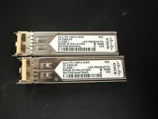 2 x Cisco GLC-FE-100FX-RGD SFP  100BASE-FX Transceiver Module picture