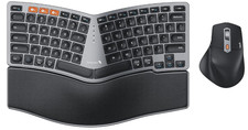 ProtoArc Bluetooth Ergonomic Keyboard Mouse, EKM04 Mini Compact Wireless Ergo picture