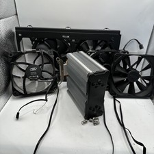 DeepCool CPU Heatsink Cooler Mixed PC Fan Lot 5 Fans NZXT Corsair Parts picture