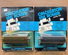 Lot of 2 Porelon PR3 PR-3 Calculator Ink Roller Replacement NOS Sealed picture
