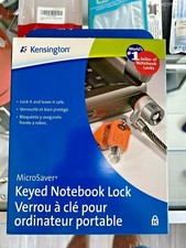 🔥 Kensington MicroSaver Keyed Notebook Lock Laptop Security Cable NEW IN BOX picture