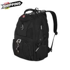 SWISSGEAR 1900 ScanSmart Laptop Backpack, Fits Most 17-Inch 18.5-Inch, Black picture