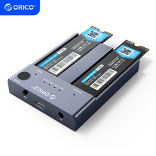 Dual-Bay M.2 NVMe Cloner Docking Station ORICO USB C NVMe SSD Enclosure 10Gbps picture