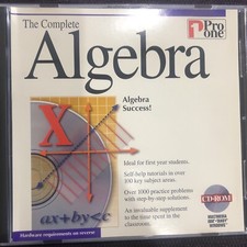 The Learning Company Complete Algebra picture