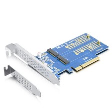 Dual M.2 NVMe SSD Adapter Card PCIe 3.0 x8 - Supports 2 NVMe Drives, High-Speed picture
