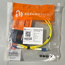 BEYONDTECH PureOptics OS1 9/125 Duplex LC/UPC-LC/UPC 1m LSZH Yellow picture