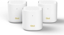 NEW Three (3) - DBIT AX3000 WiFi 6 Mesh System - Covers 6500 Sq Ft / 150 Devices picture